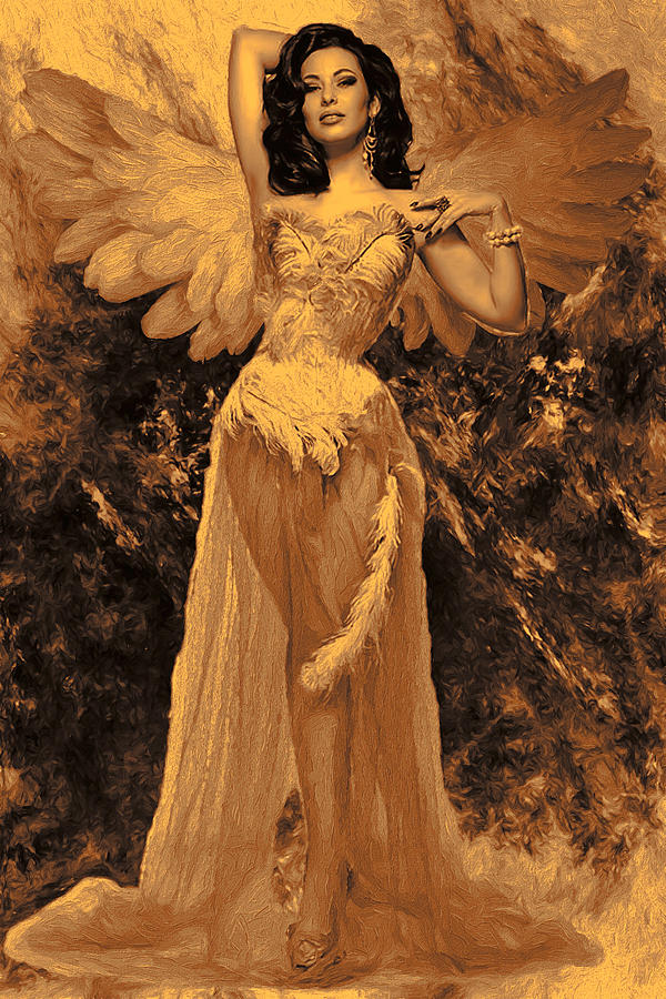 Angel  Painting by Louis Ferreira