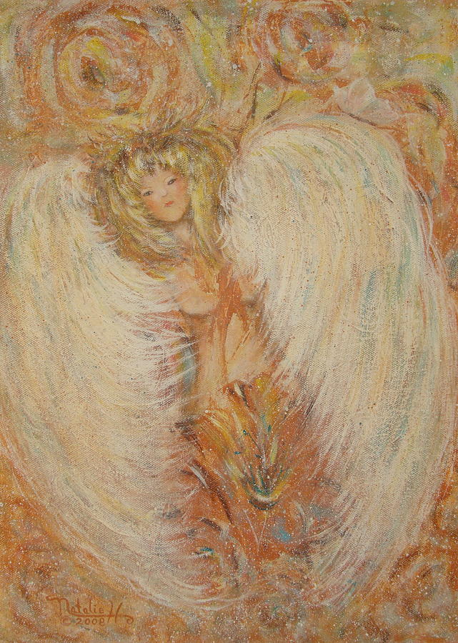 Angel Loves You  Painting by Natalie Holland