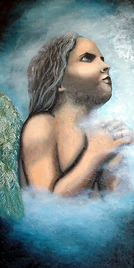Angel Painting - Angel of Faith by Elizabeth Lisy Figueroa