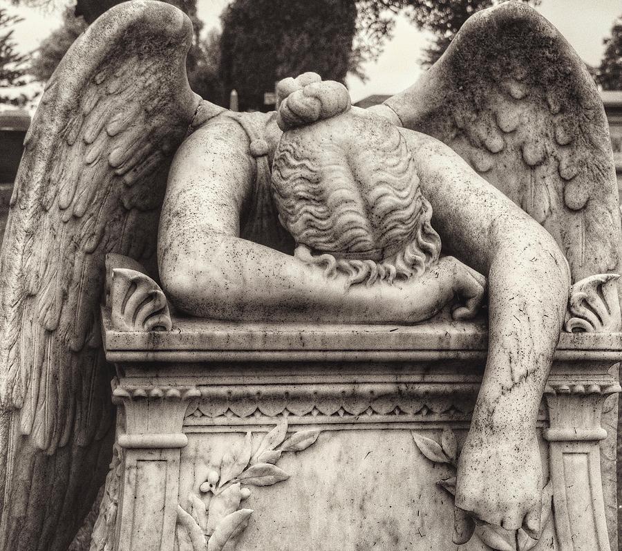Angel of Grief Photograph by Gia Marie Houck