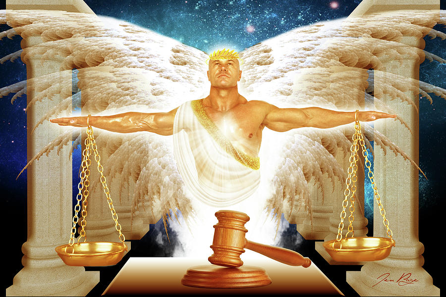 Angel of Justice Digital Art by Jennifer Page