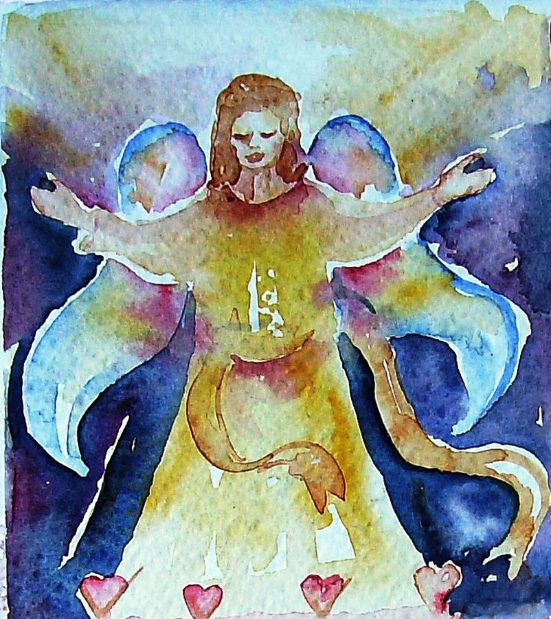 Angel of Love   Painting by Trudi Doyle