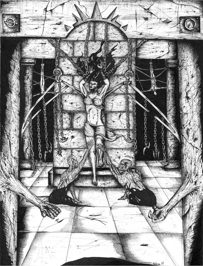 Bob Veon Drawing - Angel Of Perversity by Bob Veon Bob Veon Drawing - Angel Of Perversity by Bob Veon