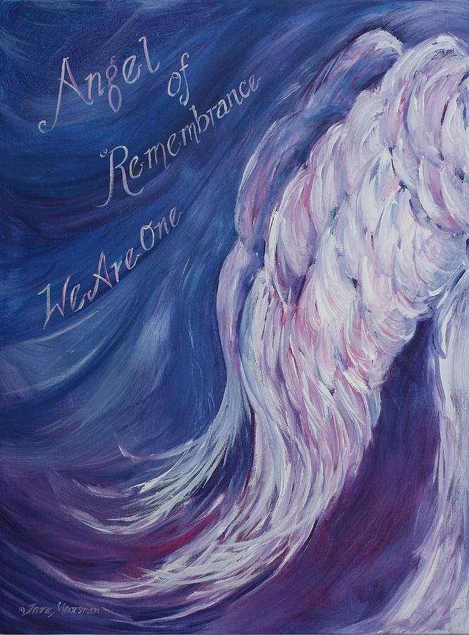 Angel of Remembrance Painting by Tara Moorman