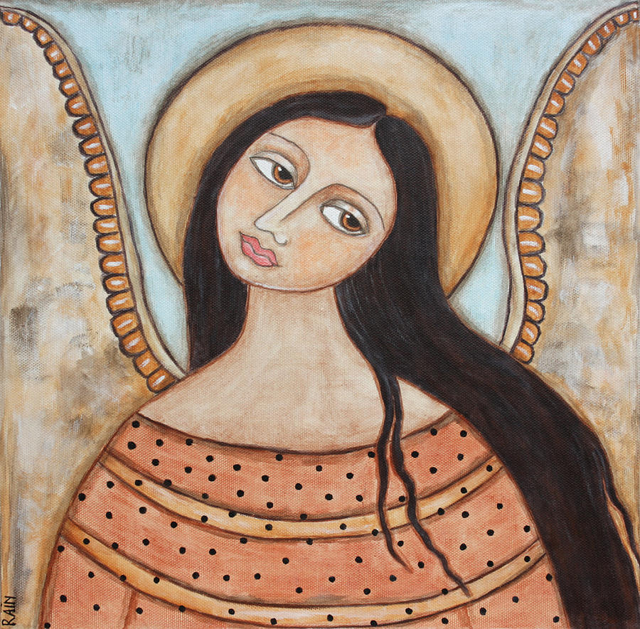 Angel of Silence Painting by Rain Ririn