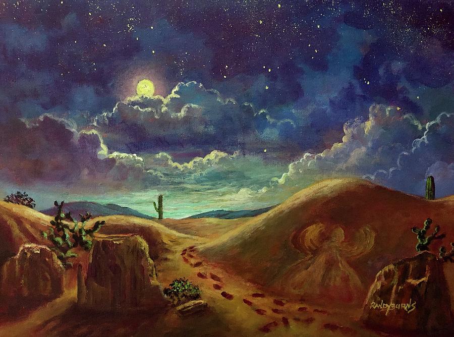 Angel of the Desert Painting by Rand Burns