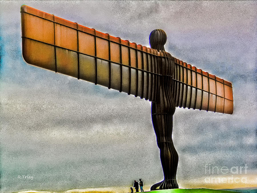 Angel of the North New Castle UK Photograph by Rene Triay FineArt Photos