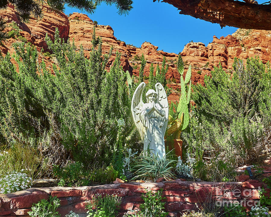 Angel of the Red Rocks Photograph by Steve Ondrus