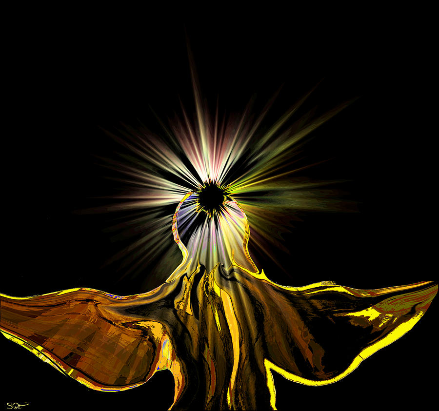 Angel Digital Art - Angel of Truth by Abstract Angel Artist Stephen K