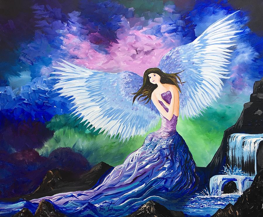 Angel of Water Painting by Eric Johansen