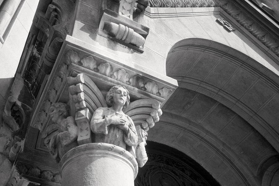 Angel on Column Photograph by Douglas Pike