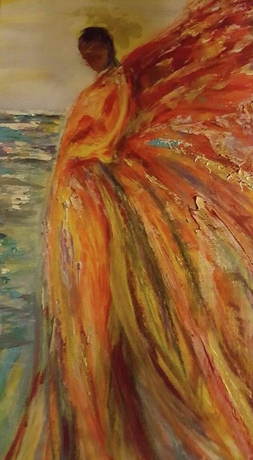Impressionism Painting - Angel One by Mary Clifford Lewis