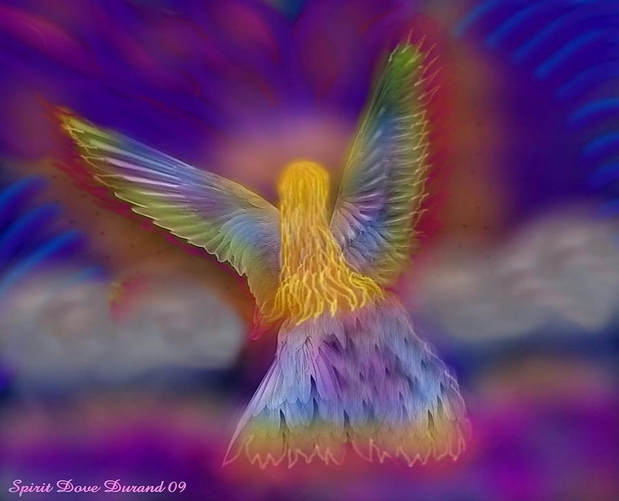 Angel Digital Art by Spirit Dove Durand