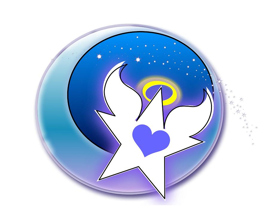 Angel Star Icon Digital Art by Shelley Overton