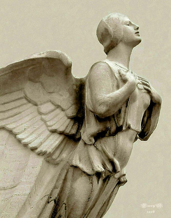 Angel Digital Art by Terry Burgess