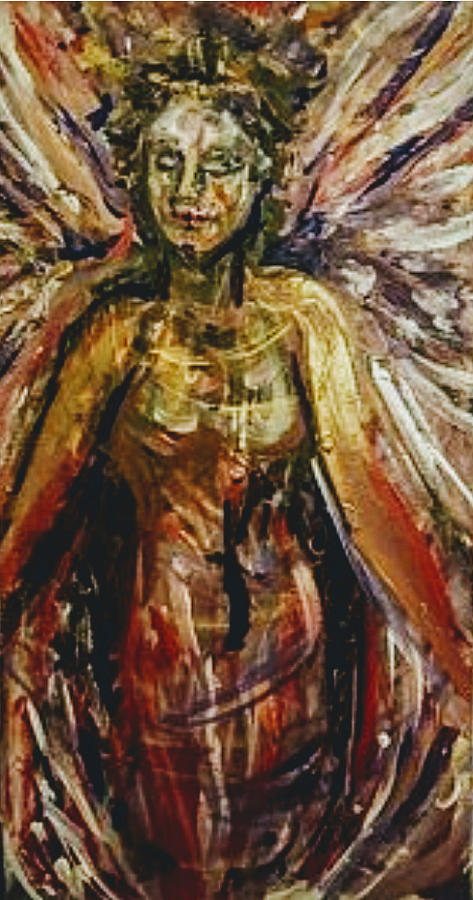 Impressionism Painting - Angel Three by Mary Clifford Lewis