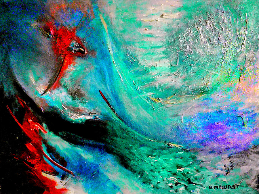 Abstract Painting - Angel Vortex by Michael Durst