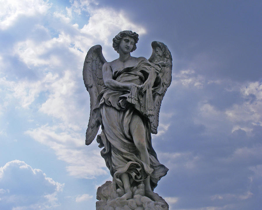 Rome Photograph - Angel by Wilma Stout