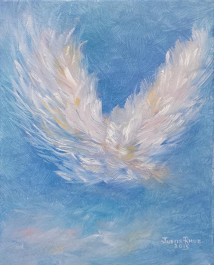 Angel Wings Painting by Judith Rhue