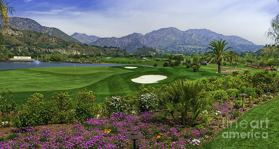 Angeles National Golf Course Los Angeles  Photograph by David Zanzinger