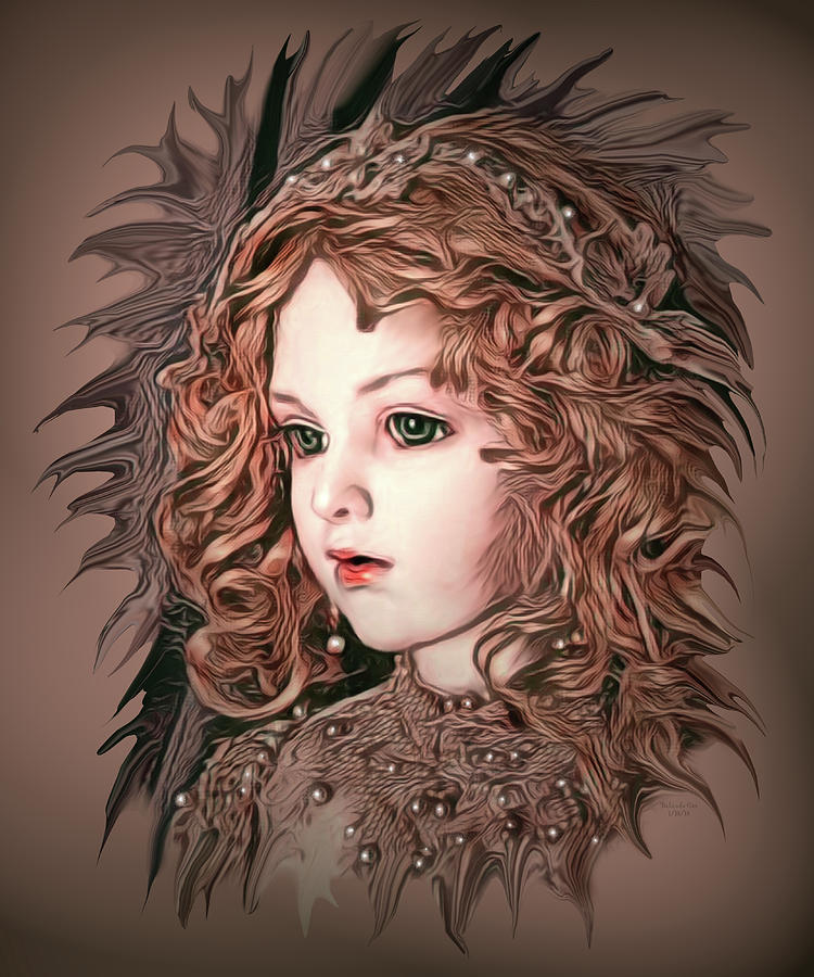 Angelic Doll Digital Art by Artful Oasis