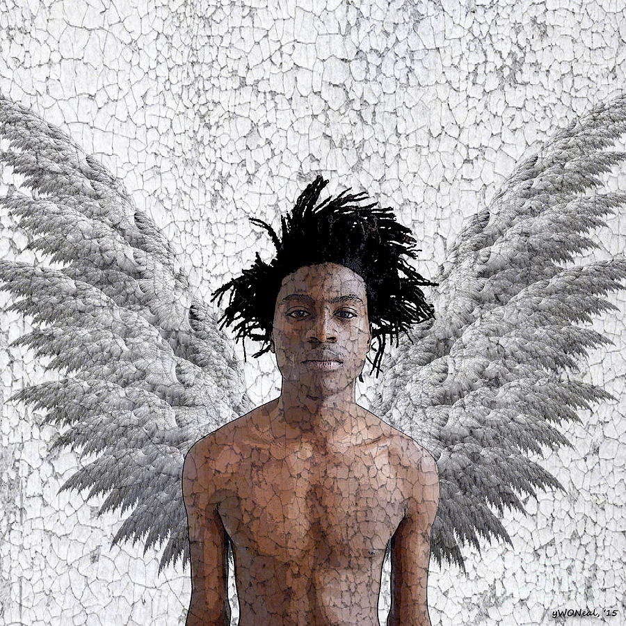 Feather Digital Art - Angelic Manifestation 1 by Walter Neal
