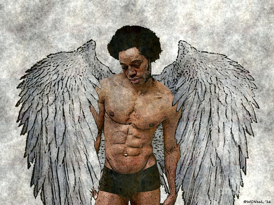 Fantasy Digital Art - Angelic Manifestation 3 by Walter Neal