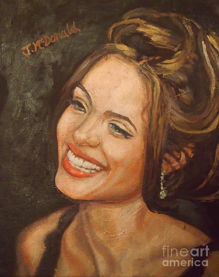 Angelina Painting by Janet McDonald