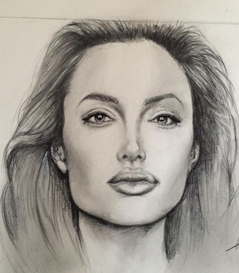 Angelina jolie Drawing by Andy Wu - Fine Art America