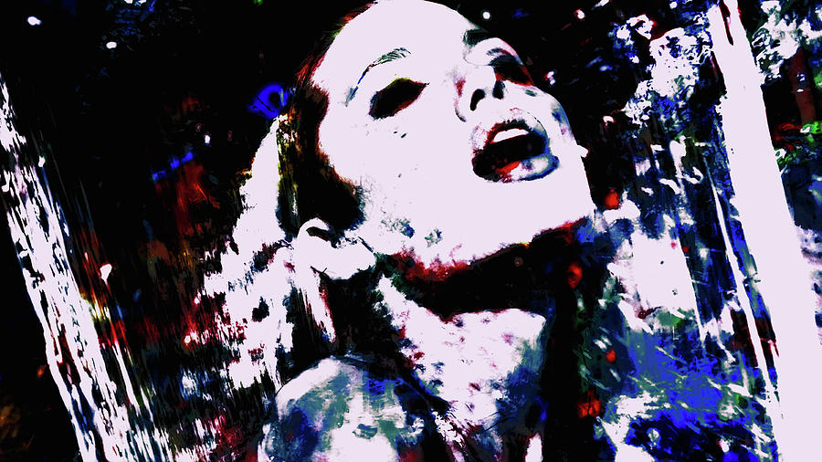 Angelina Jolie in the Moment Mixed Media by Brian Reaves