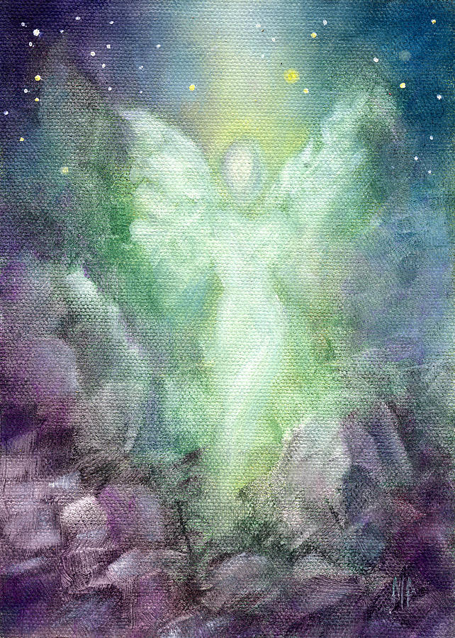 Angels Journey Painting by Marina Petro