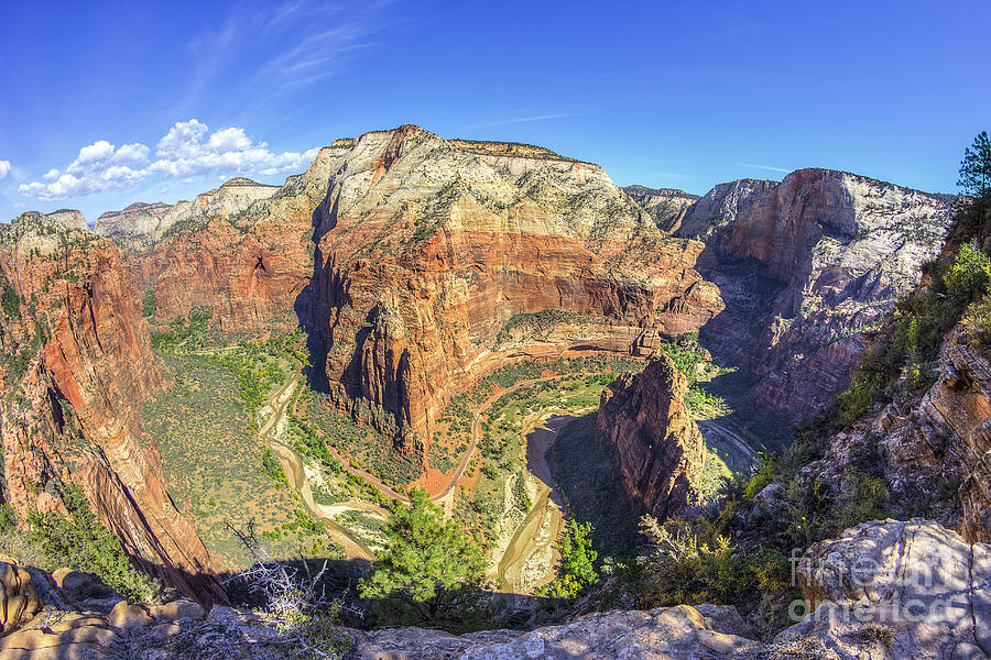 Angels Landing Hike Photograph by Spencer Baugh