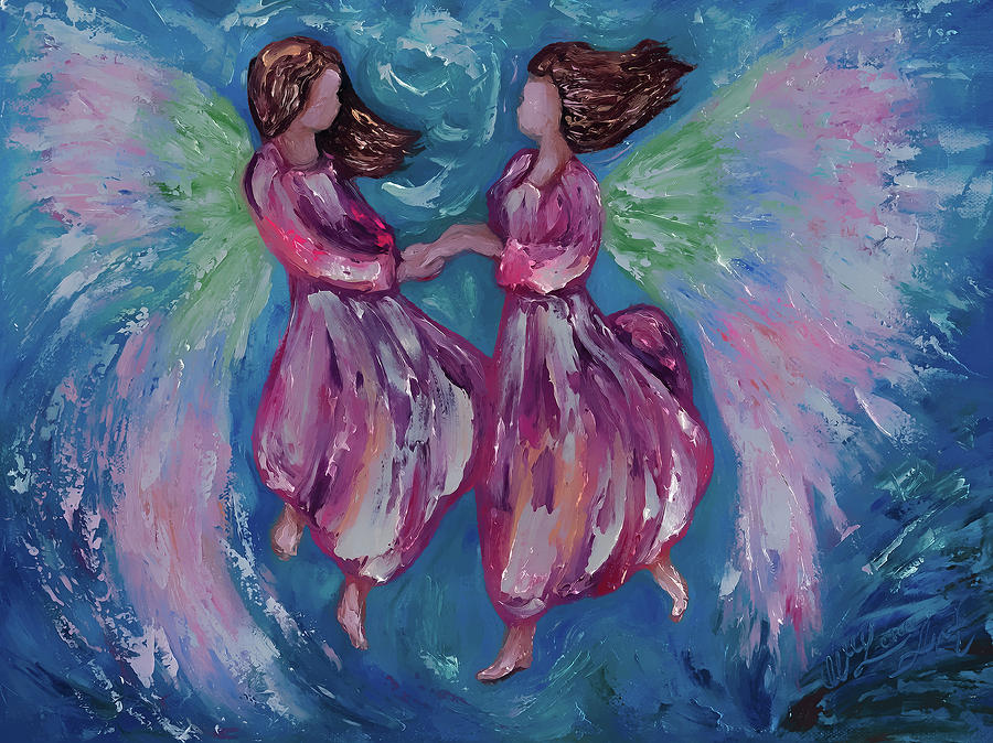 Angelic Dance  Digital Art by OLena Art