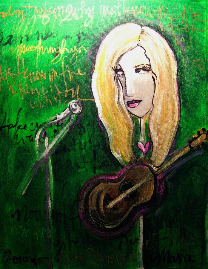 Angie Stevens Solo Painting by Laurie Maves ART
