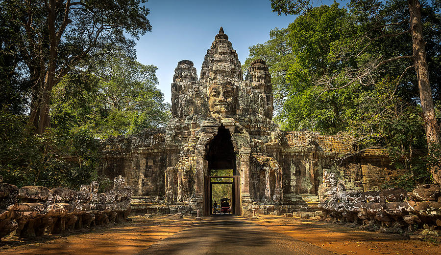 Angkor Thom Gate Siem Reap Photograph by Nick M - Fine Art America