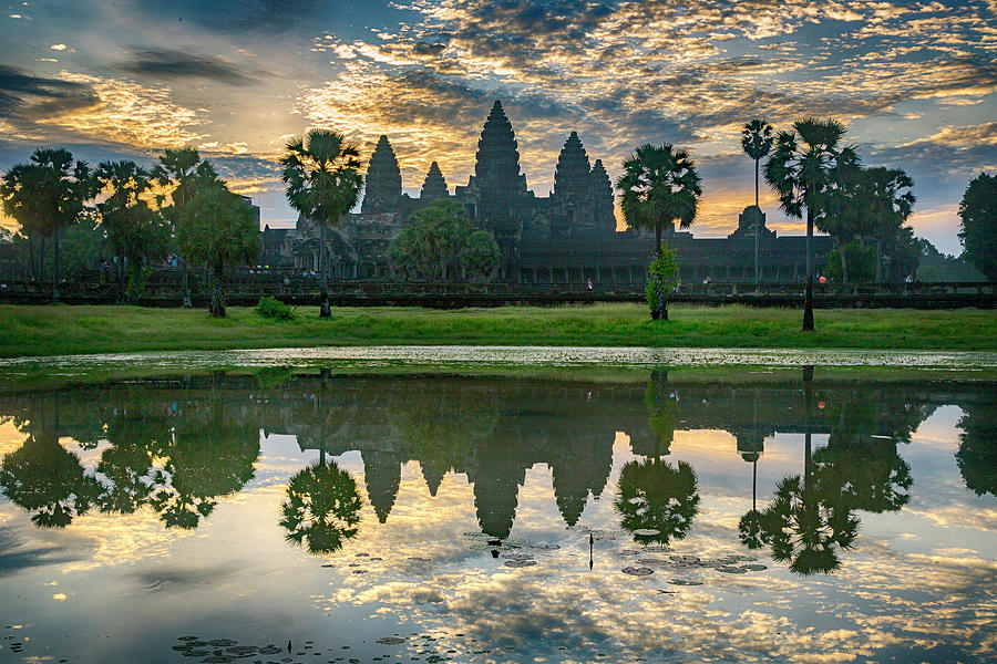Angkor Wat Morning Photograph by Stephen Stookey