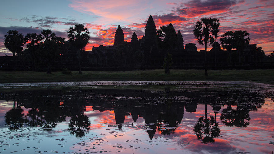 Angkor Wat Sunrise Photograph by Stephen Stookey