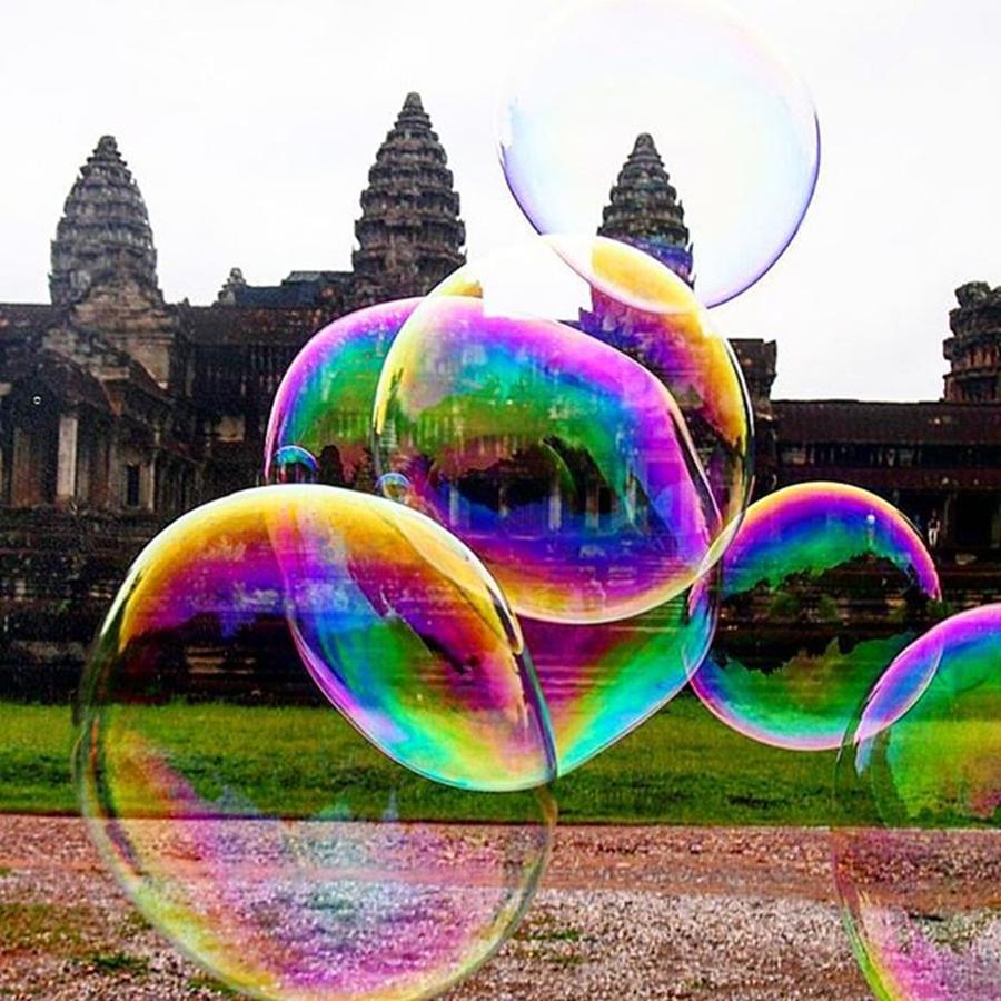 Angkorwat Photograph - #angkorwat Through Bubbles. Bubble by Dante Harker