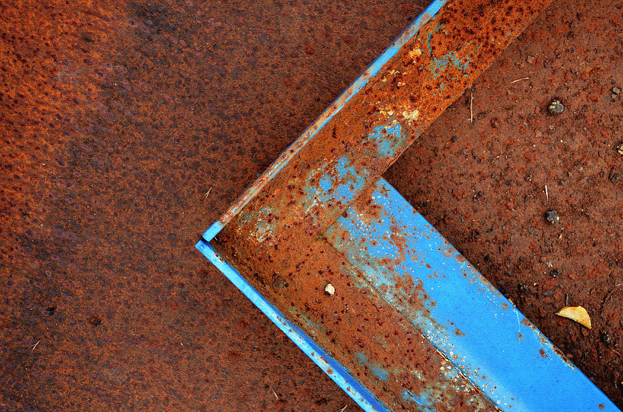 Angle Iron...raw Steel Photograph by Tom Druin