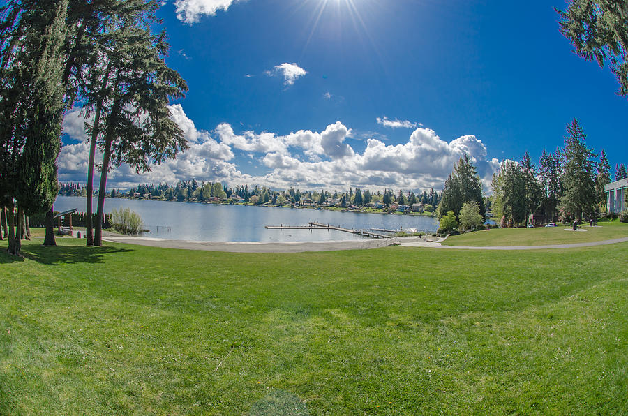 Angle lake Photograph by Yuri Levchenko - Fine Art America