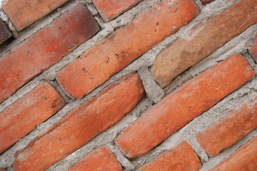 Angled Adobe Bricks Mortared Photograph by Robert Hamm - Fine Art America