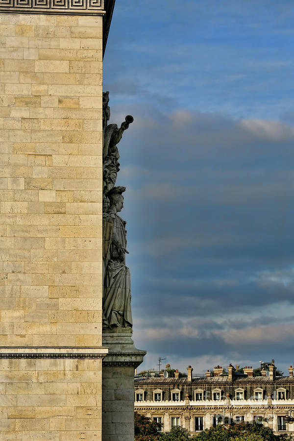 Angles Arc de Triomphe Photograph by Chuck Kuhn