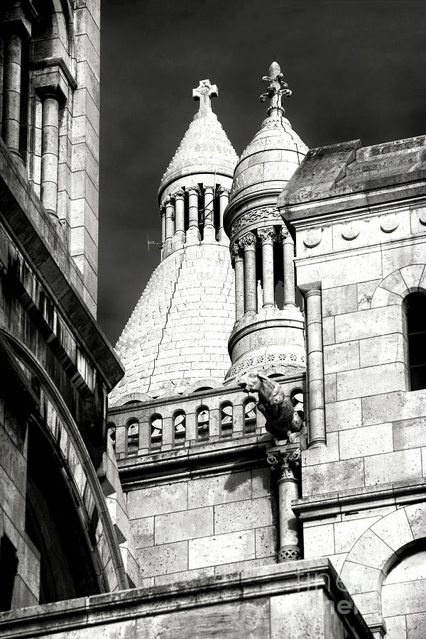 Angles at Sacred Heart Paris Photograph by John Rizzuto