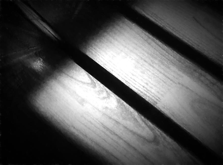 Angles of Chrome on Wooden Floor Photograph by John Williams