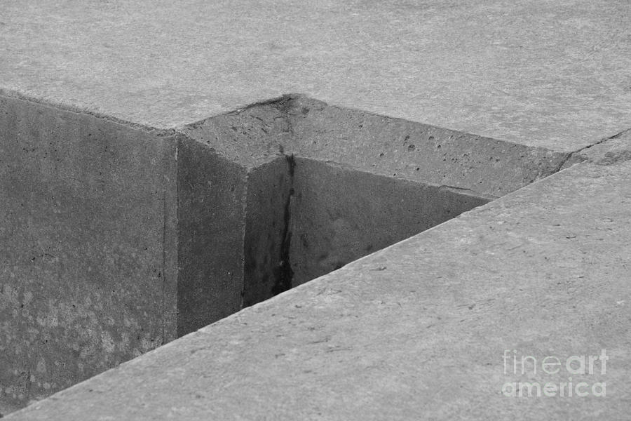 Angles of Concrete 2840 Photograph by Ken DePue