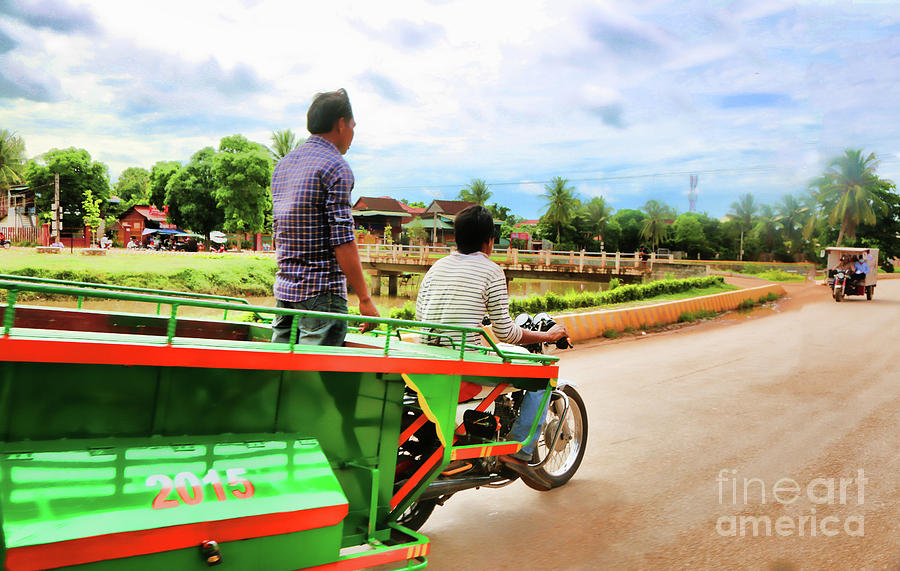 Angor Wat Region Transportation Cambodia  Photograph by Chuck Kuhn
