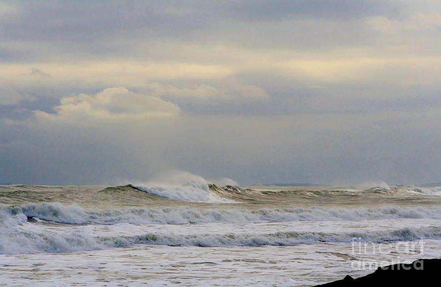 Water Photograph - Angry Atlantic by Barbara S Nickerson