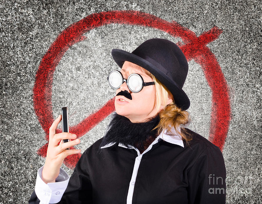 Anger Photograph - Angry Businessperson With No Mobile Phone Signal by Jorgo Photography - Wall Art Gallery Anger Photograph - Angry Businessperson With No Mobile Phone Signal by Jorgo Photography - Wall Art Gallery
