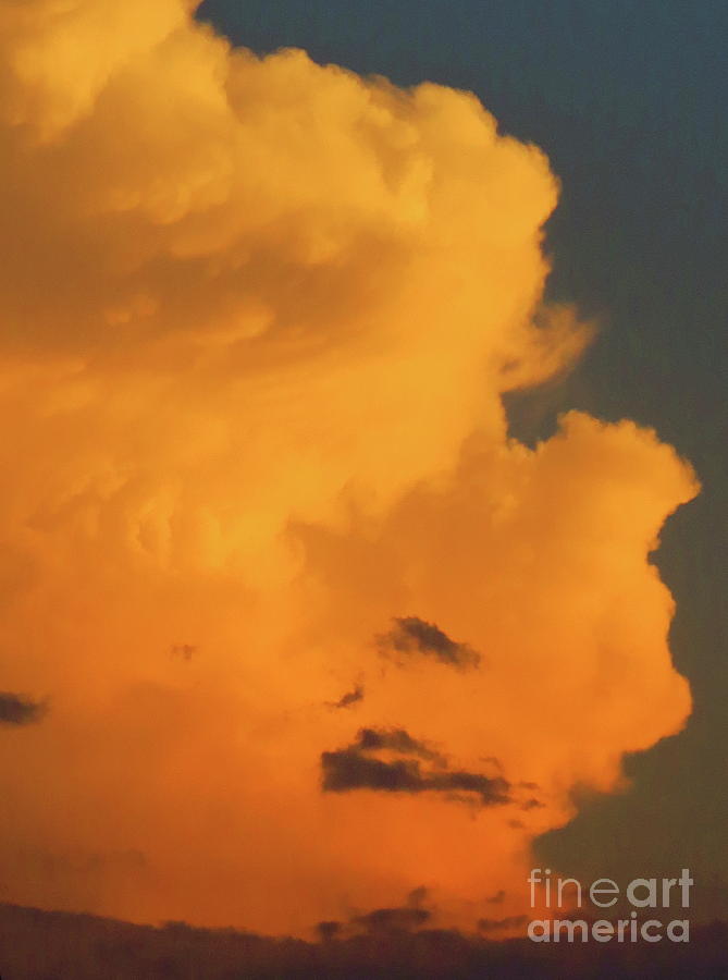 Angry Cloud Profile at Sunset Photograph by Robert Birkenes