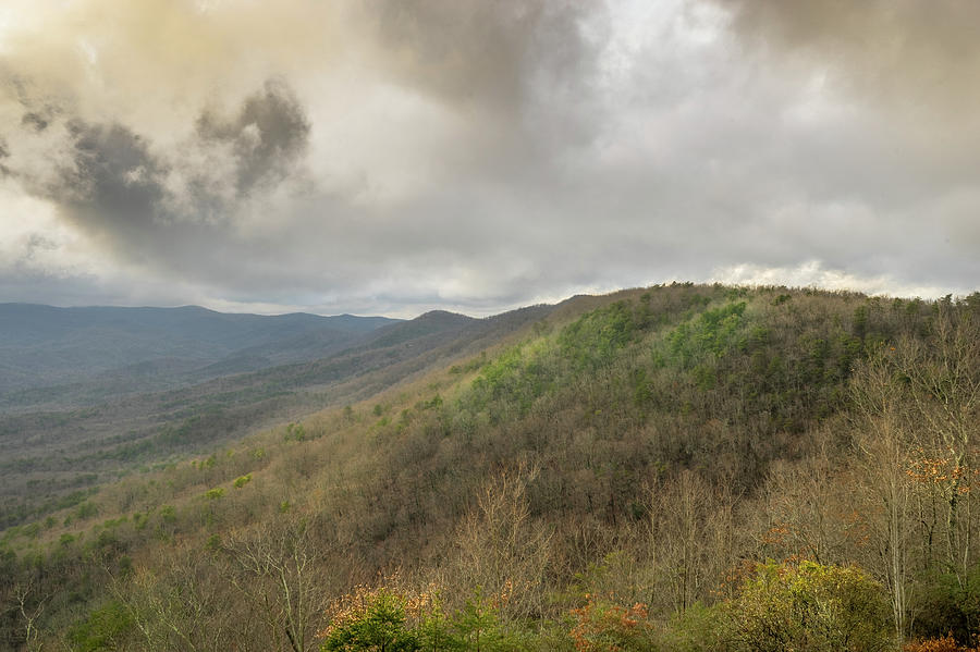 Angry Clouds over Georgia Appalachian Mountains Photograph by Douglas Barnett